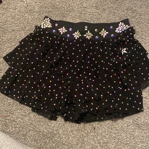 Rebel athletic crystal couture skirt